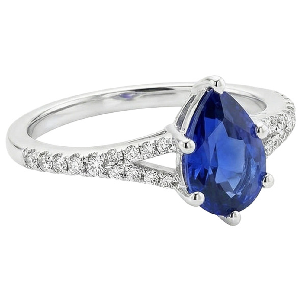 echter round diamant 3.25Karat ring Seitenansicht