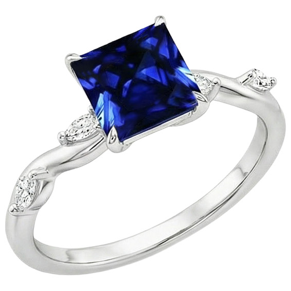 echter marquise diamant 5.50Karat ring Seitenansicht