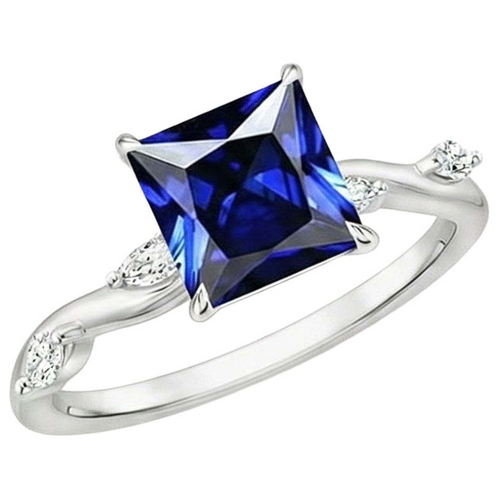 echter marquise diamant 5.50Karat ring Draufsicht