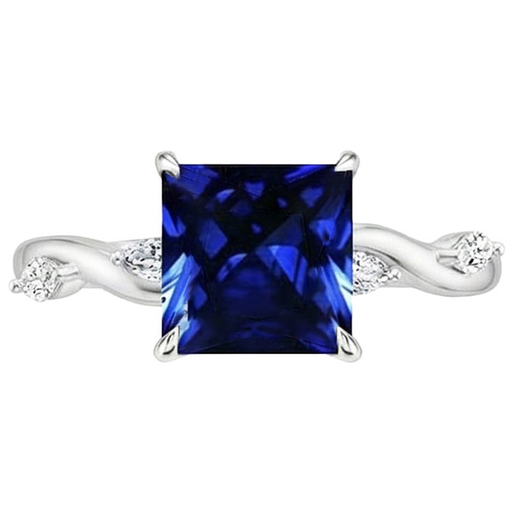 echter marquise diamant 5.50Karat ring Profilansicht