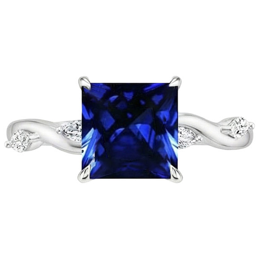 echter marquise diamant 5.50Karat ring Profilansicht