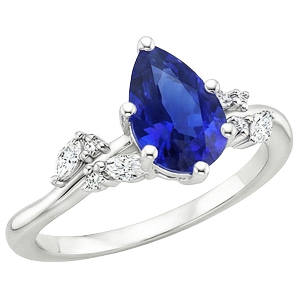 echter marquise diamant 3.50Karat ring Seitenansicht