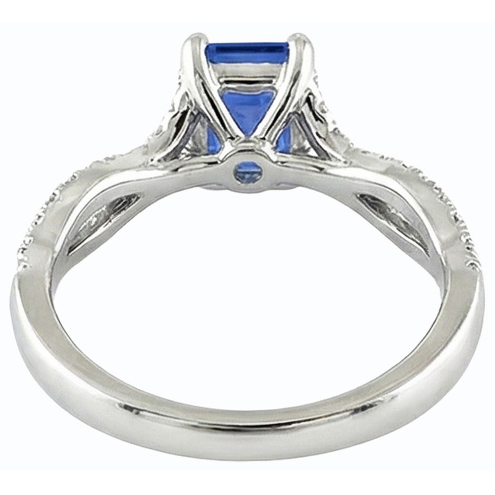 echter round diamant 2.50Karat ring Vorderansicht