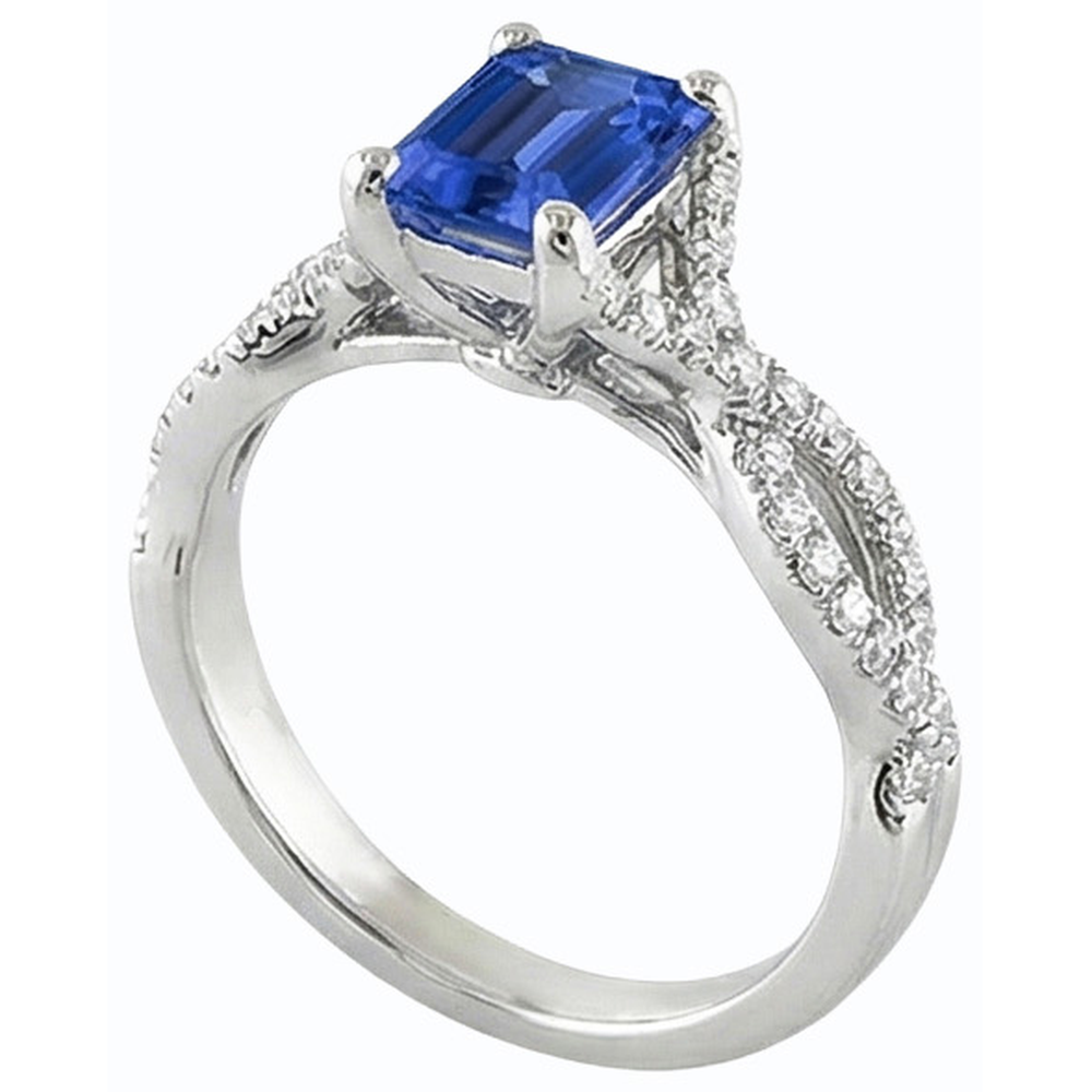 echter round diamant 2.50Karat ring Seitenansicht