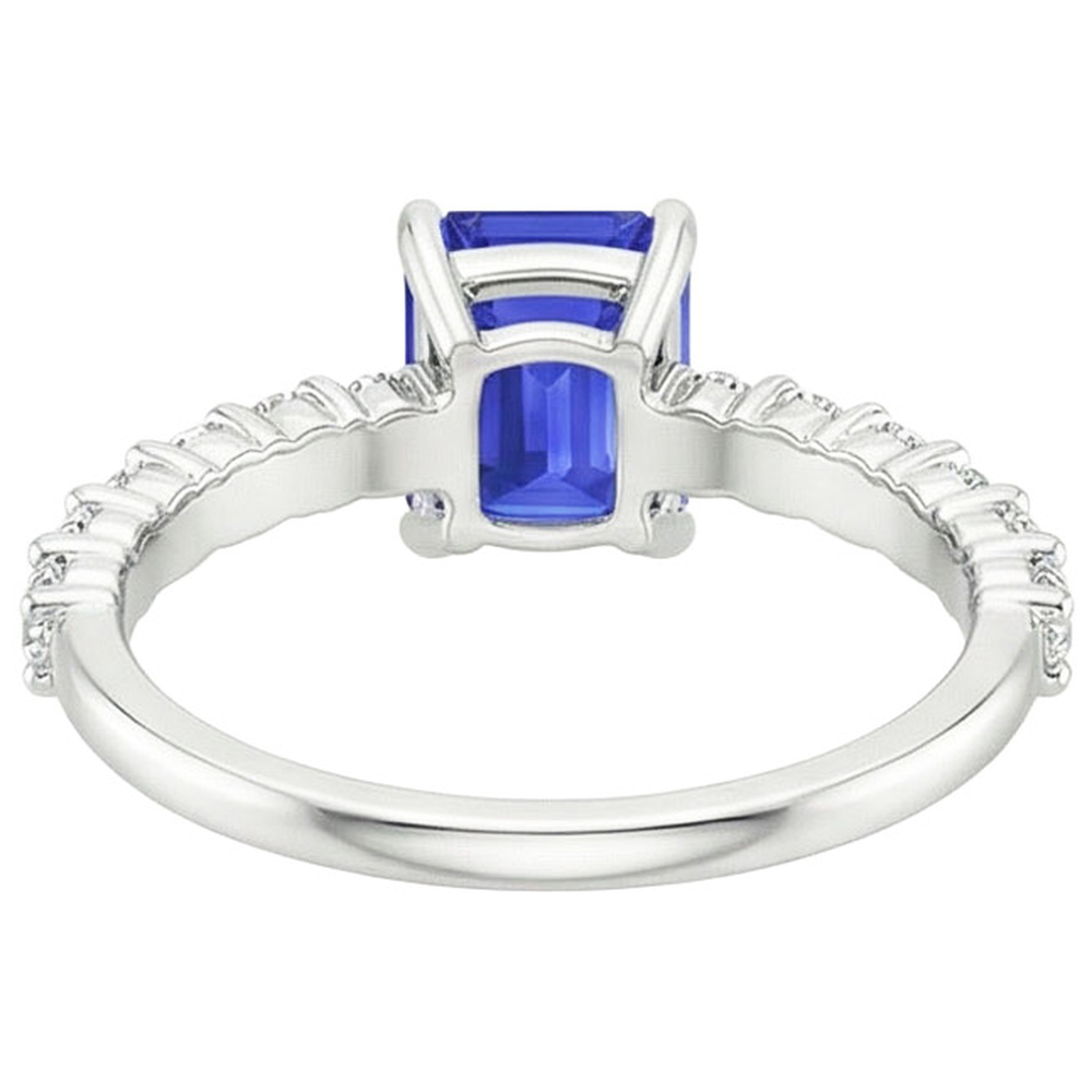echter round diamant 5Karat ring Detailansicht