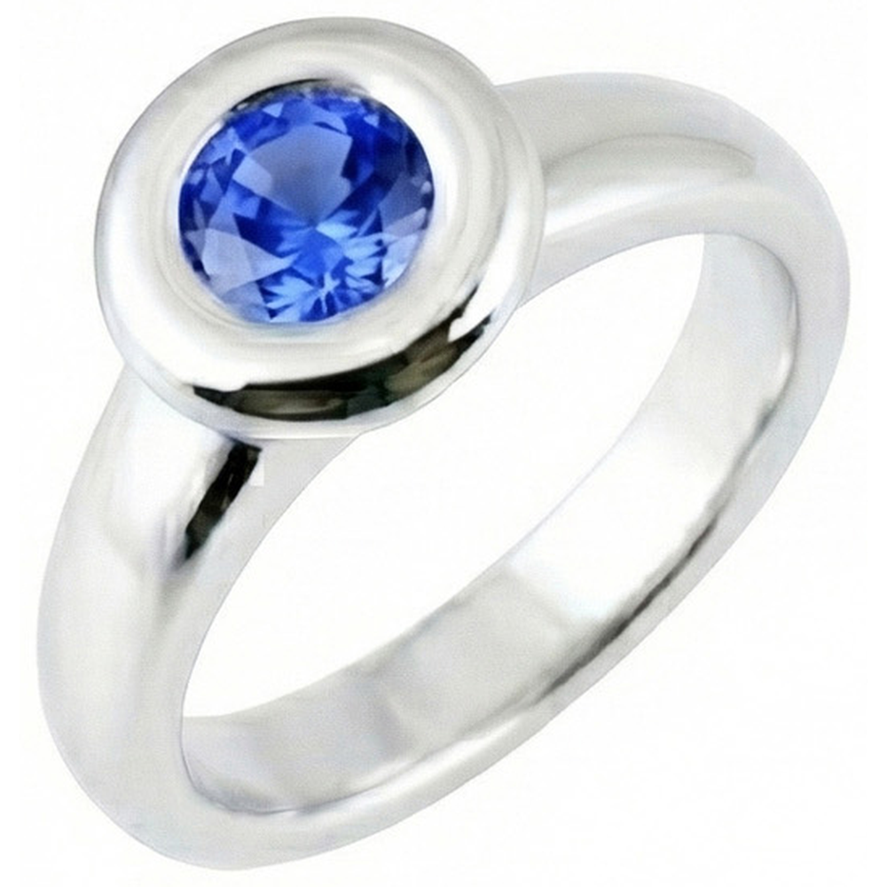 echter round diamant 1Karat ring Detailansicht