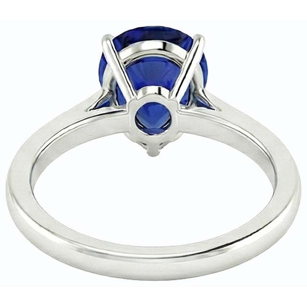 echter pear diamant 3Karat ring Profilansicht