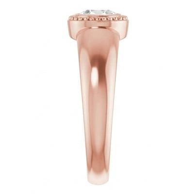 echter oval diamant 1.50Karat ring Detailansicht