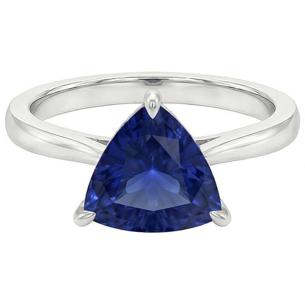 echter trillion diamant 1.50Karat ring Seitenansicht