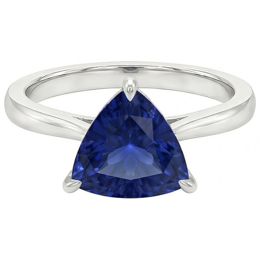 echter trillion diamant 1.50Karat ring Seitenansicht