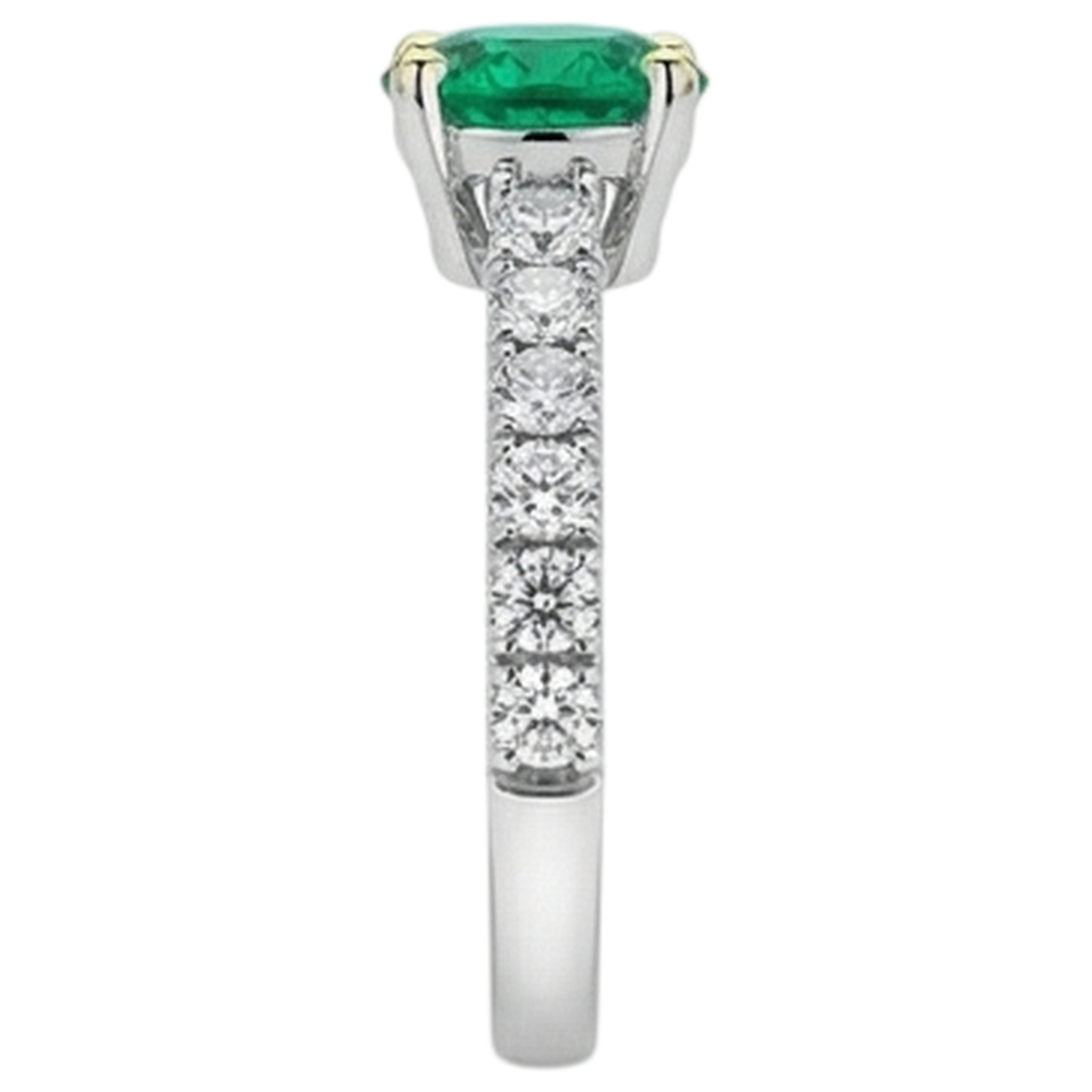 Designer Schmuckstein-Ring 2,50 Karat – Profilansicht