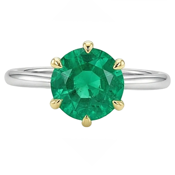 Feiner Schmuckstein-Ring 2,50 Karat – Seitenansicht