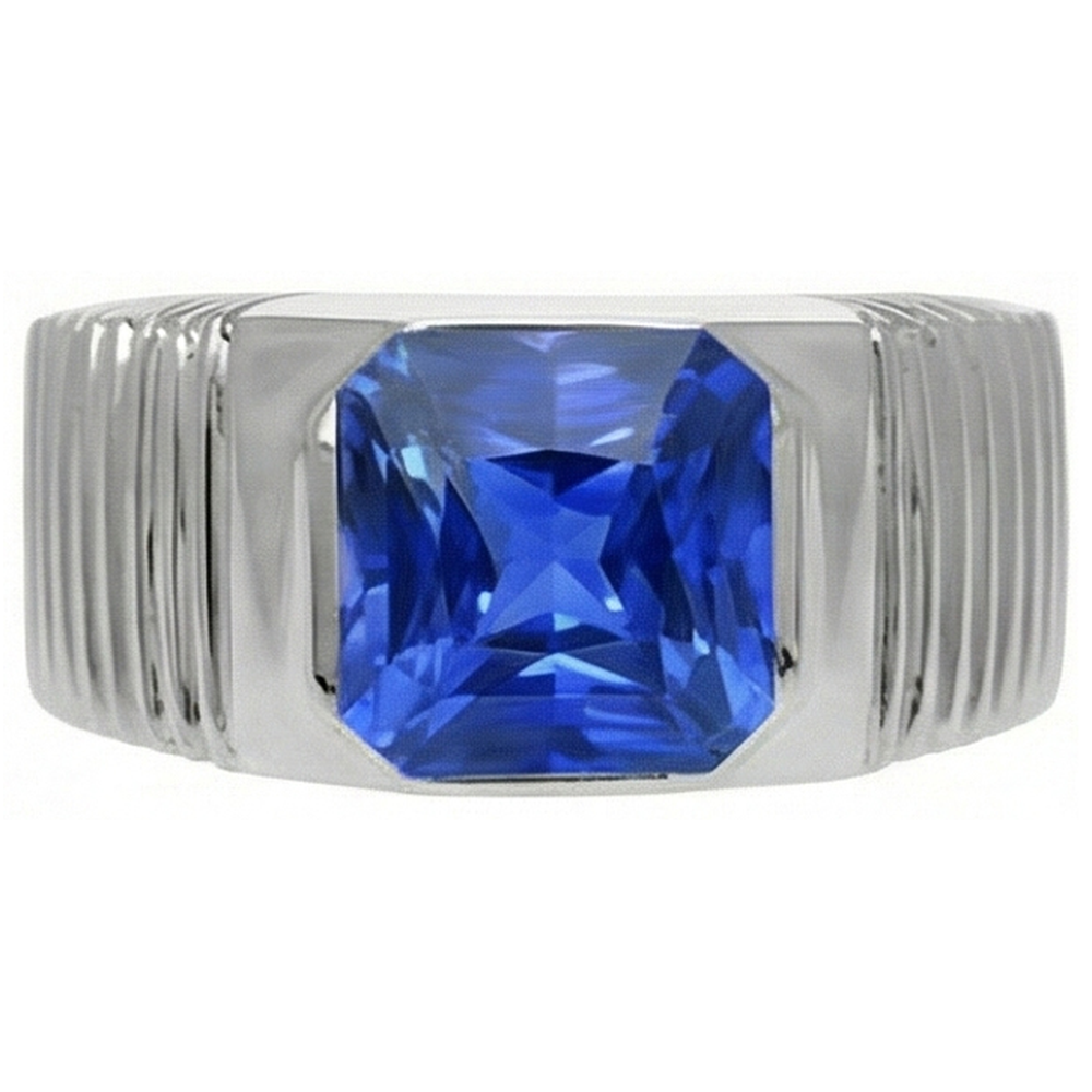 echter radiant diamant 2.50Karat ring Seitenansicht