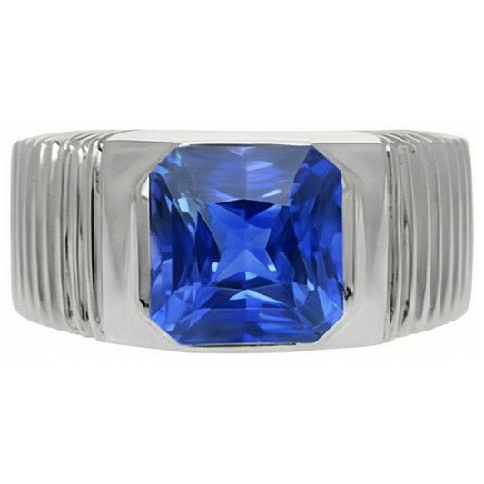 echter radiant diamant 2.50Karat ring Seitenansicht
