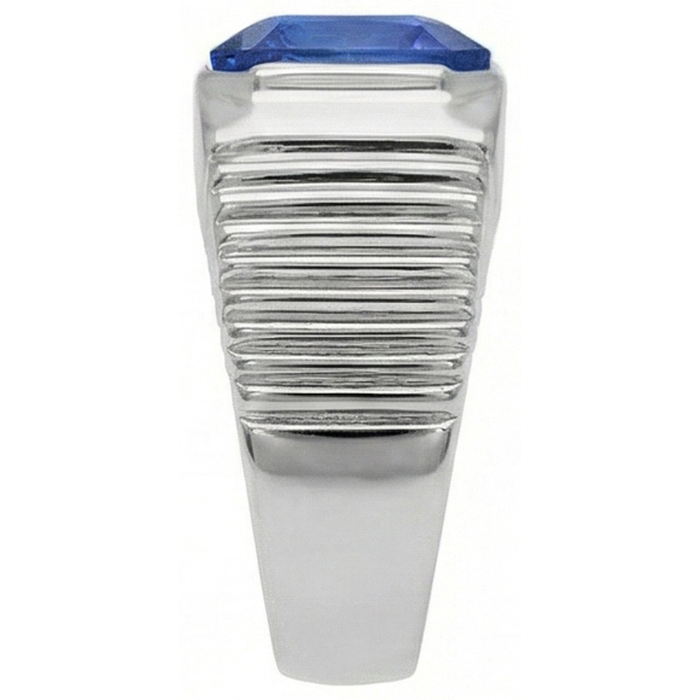 echter radiant diamant 2.50Karat ring Profilansicht