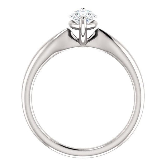 Solitaire Marquise Echt Diamantring 2,50 Karat