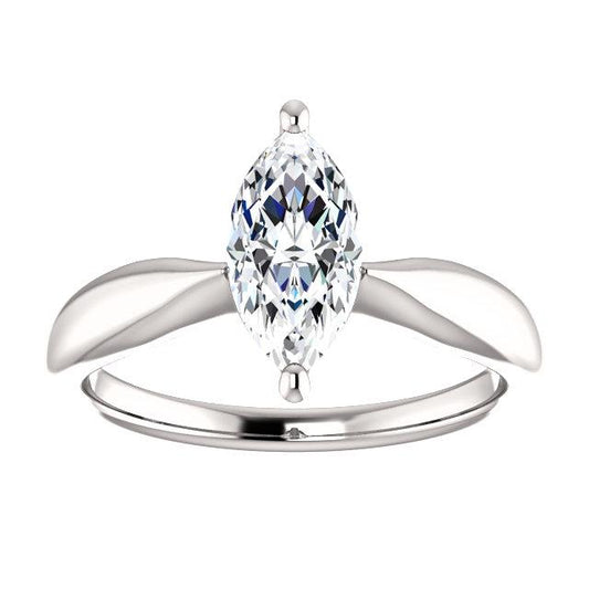 Solitaire Marquise Echt Diamantring 2,50 Karat