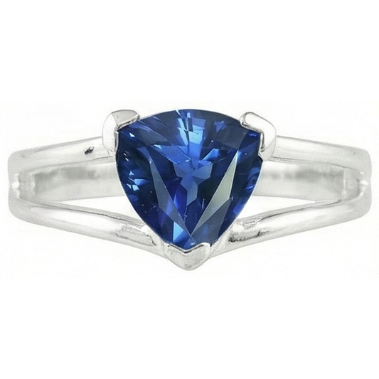 echter trillion diamant 1Karat ring Seitenansicht