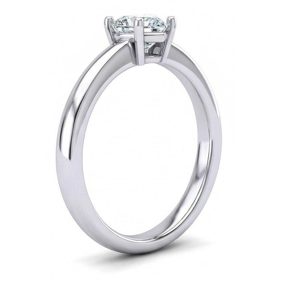 echter heart diamant 1.75Karat ring Profilansicht