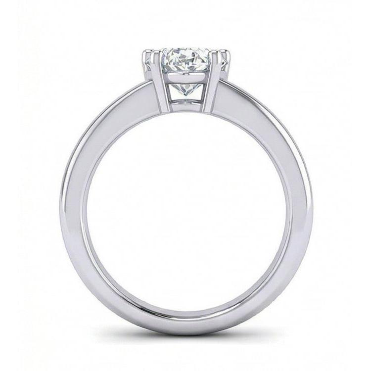 echter heart diamant 1.75Karat ring auf Weiß