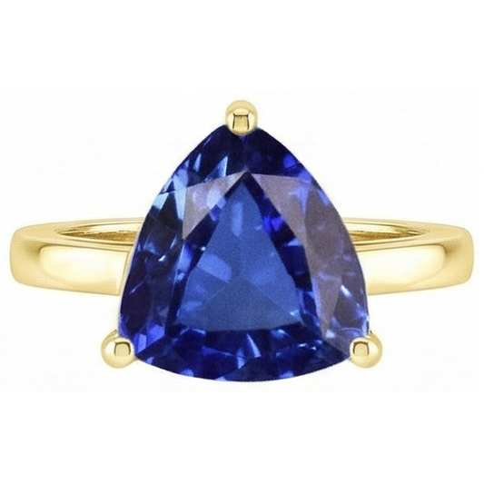 echter trillion diamant 3Karat ring Seitenansicht