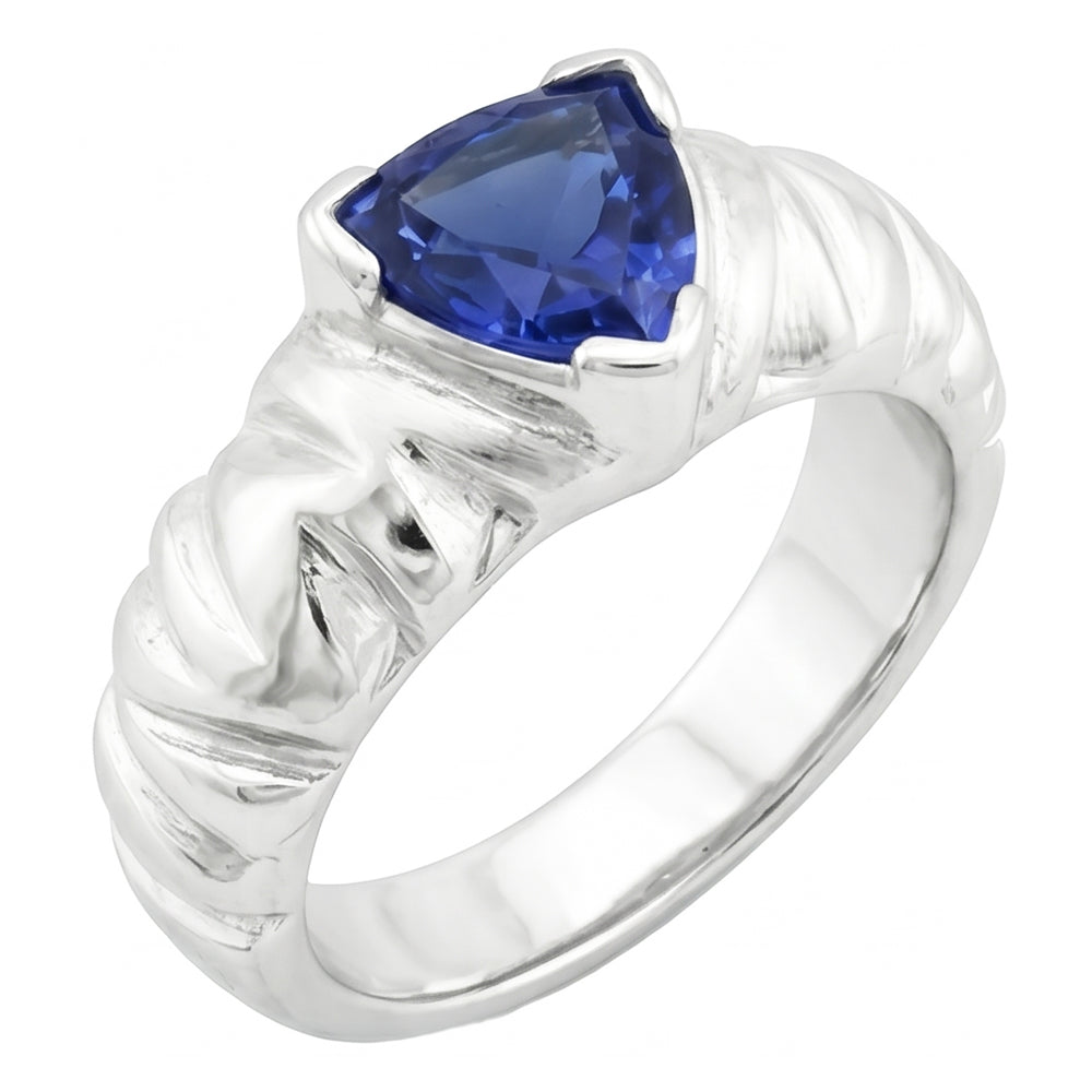 echter trillion diamant 1Karat ring Detailansicht