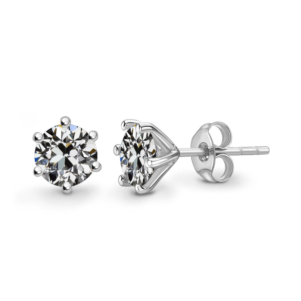 Diamant Ohrhänger 3-Karat 14K Weißgold – Hauptansicht