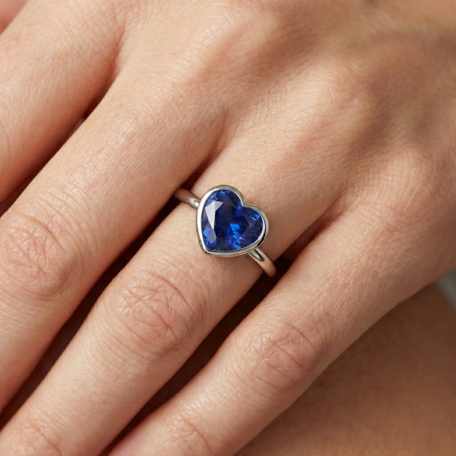 echter heart diamant 2.50Karat ring mit Diamantbesatz