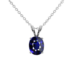 Luxuriöser Kornblumenblauer Saphir Schmuckstein-Anhänger – 2