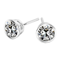 Eleganter Ohrringe mit Antik-Kissen-Schliff Edler Diamant – 2