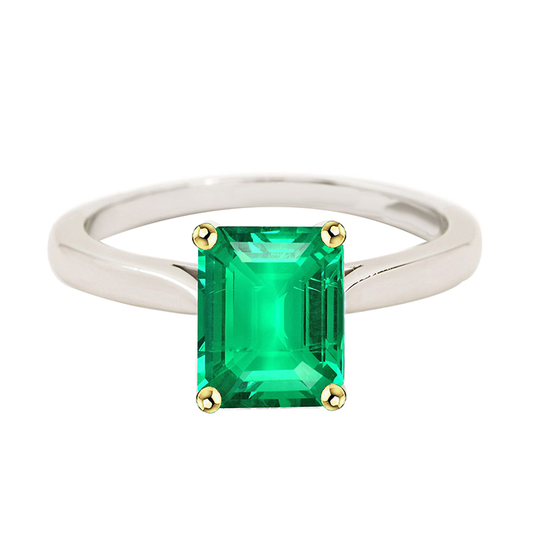 Eleganter Edler Smaragd Edelstein-Ring 2,50 Karat – Hauptansicht