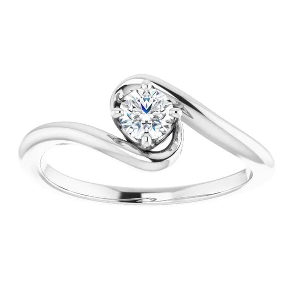 Solitär-Echt-Diamant-Verlobungsring 0,50 Karat Schmuck Neu