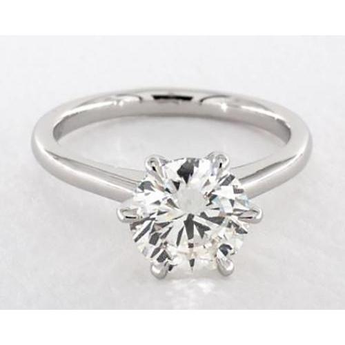 Solitär-Echt Diamant-Verlobungsring 2 Karat