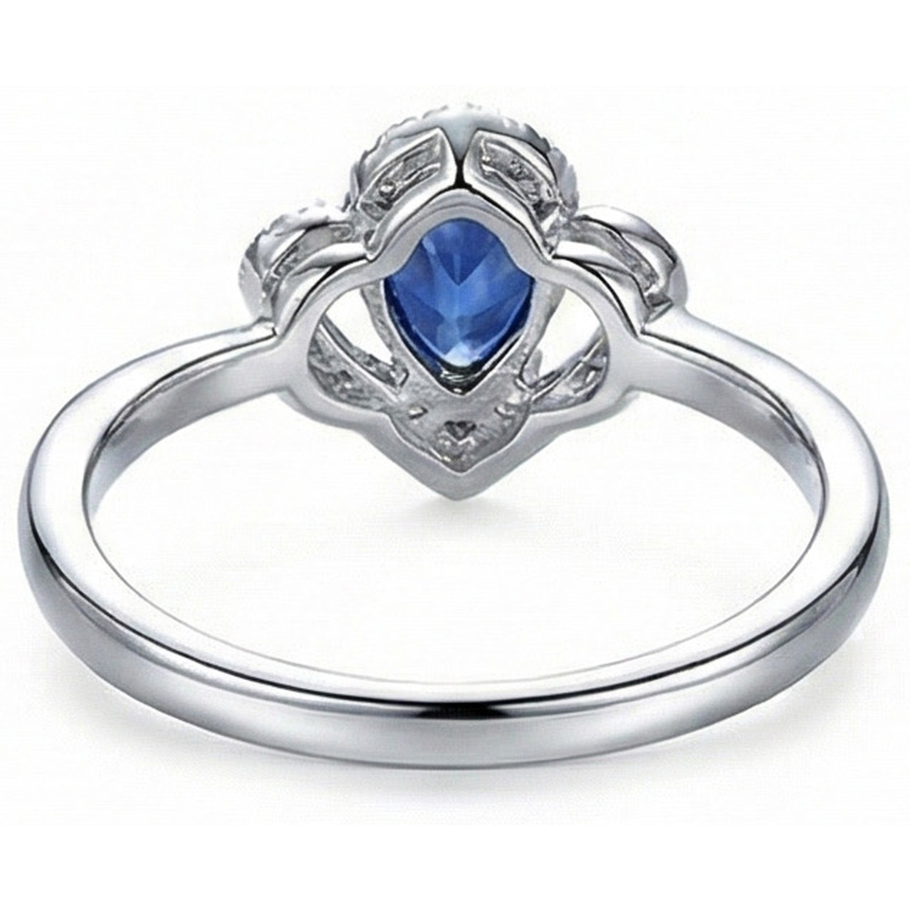 echter round diamant 2.50Karat ring Band Detail