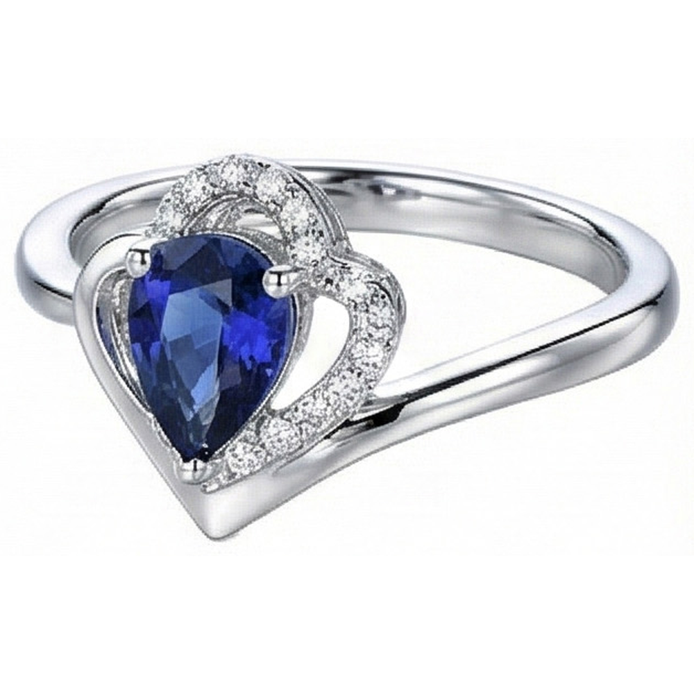 echter round diamant 2.50Karat ring Draufsicht