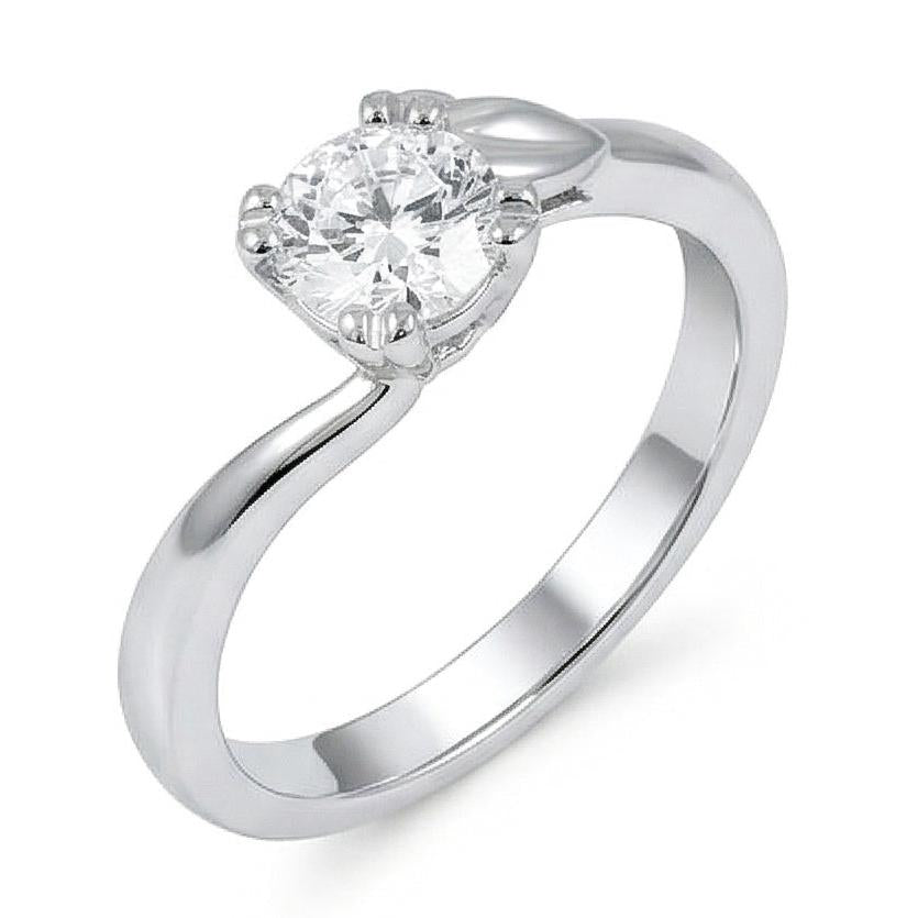 echter round diamant 1.50Karat ring Seitenansicht