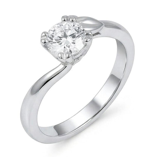 echter round diamant 1.50Karat ring Seitenansicht