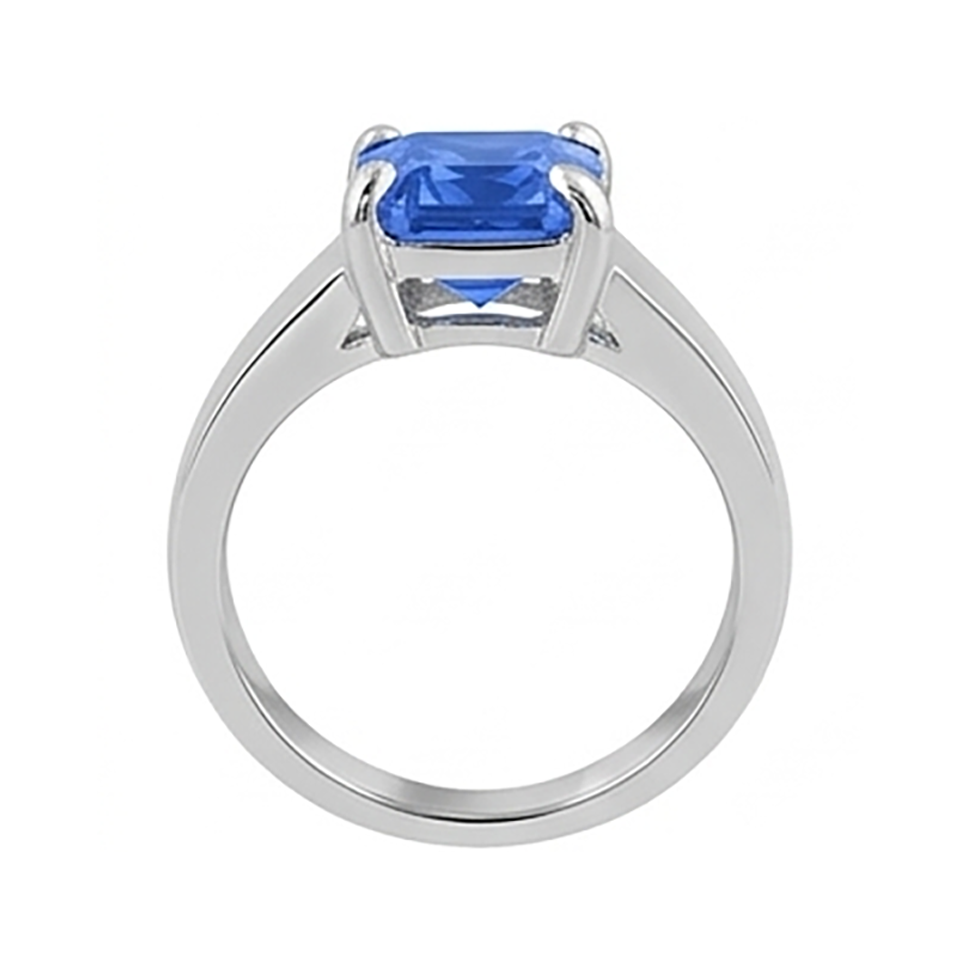 Solitär Herrenring Edelstein Schmuck 2,50 Karat Sri Lanka Saphir