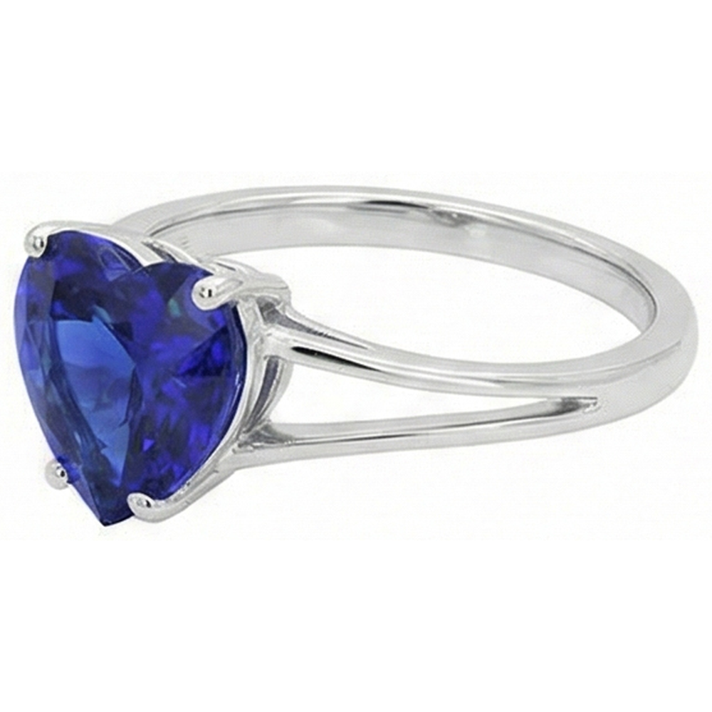 echter heart diamant 2.50Karat ring Detailansicht