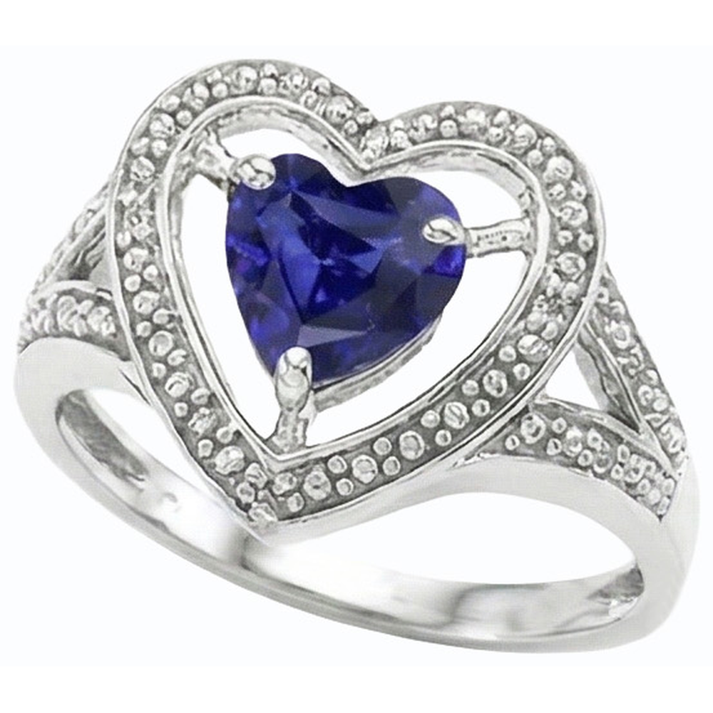 echter heart diamant 1.50Karat ring Detailansicht