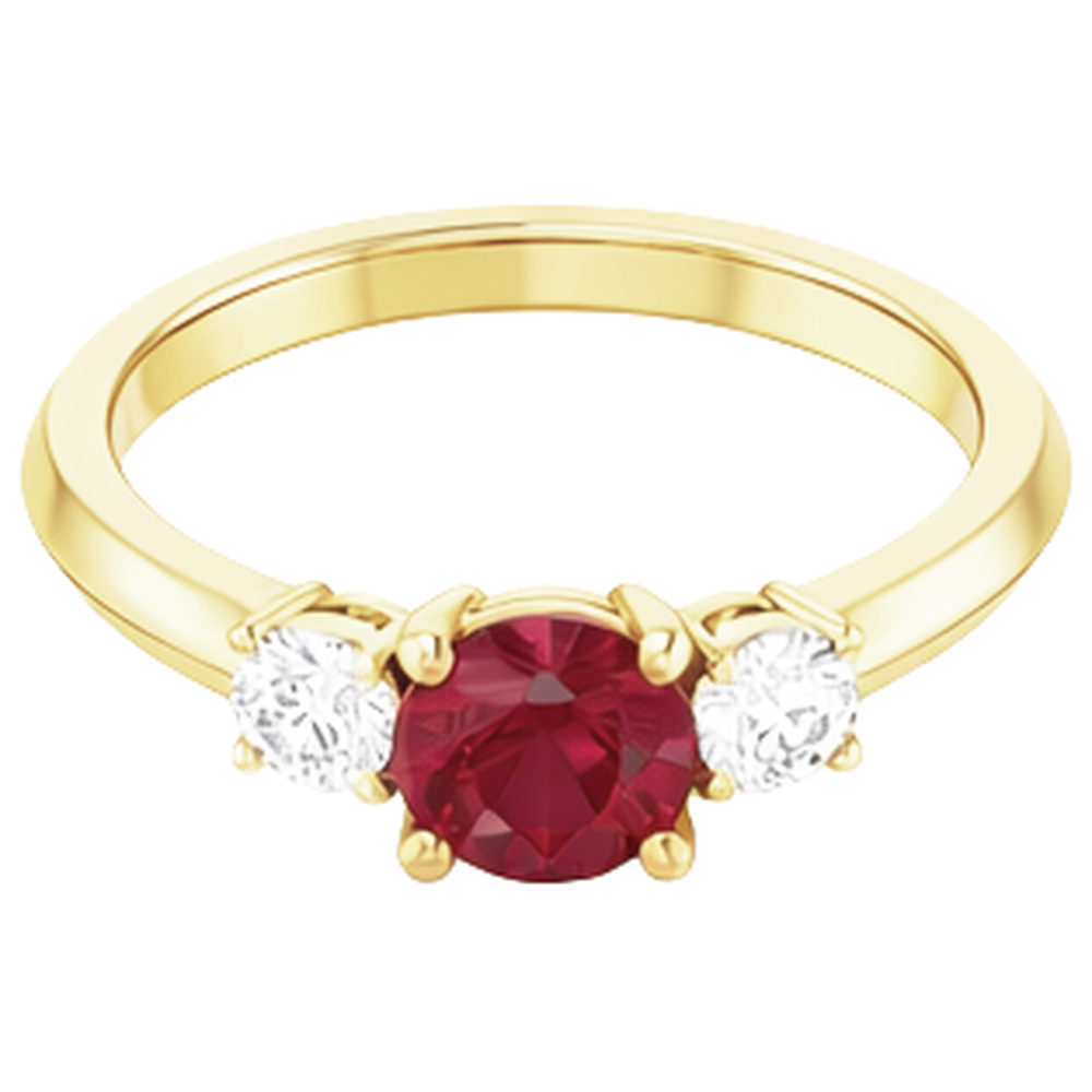 Solitär Rubin Ring 1,25 Karat Gelbgold 14K