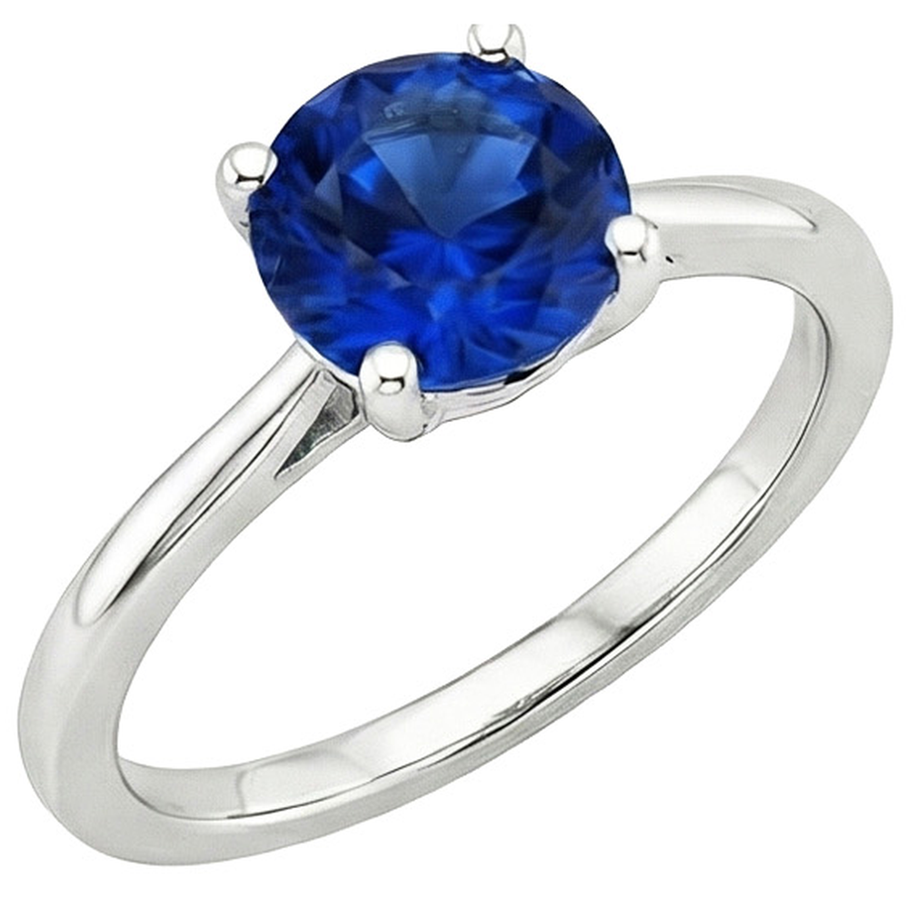 Solitär-Saphirring mit 2,5 Carat