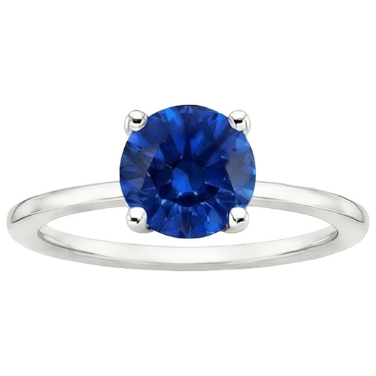 Solitär-Saphirring mit 2,5 Carat
