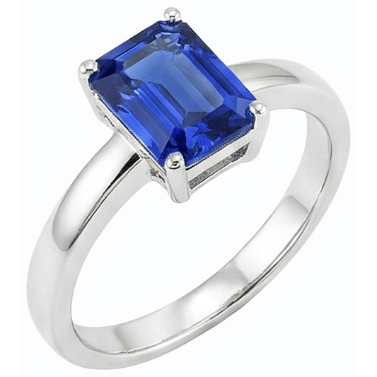 echter radiant diamant 1.50Karat ring Seitenansicht