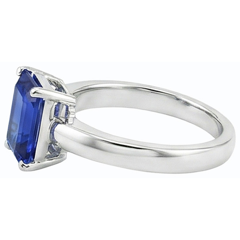 echter radiant diamant 1.50Karat ring Draufsicht