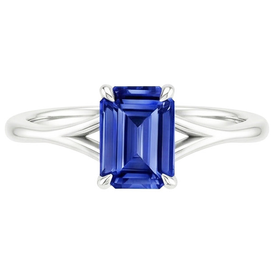 echter diamant 2.50Karat ring Profilansicht