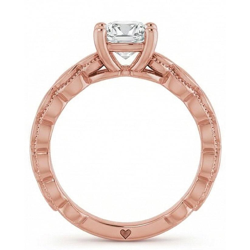 Solitär-Verlobungsring Old Cut Kissen Echt Natürlicher Diamant ( nicht im Labor gezüchtet ) 2.50 Karat