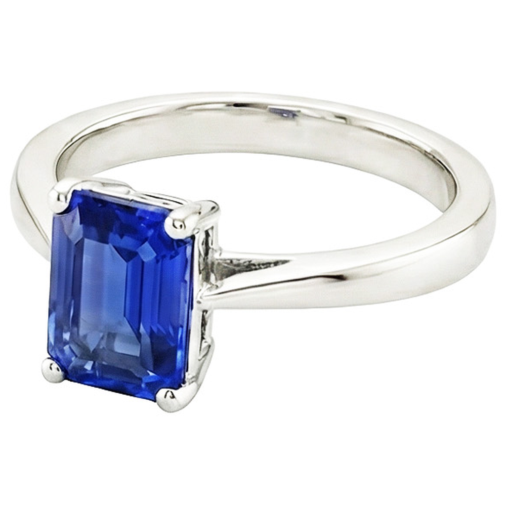 echter diamant 2Karat ring Profilansicht