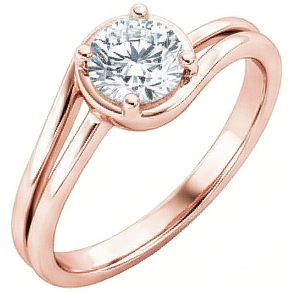 echter round diamant 1.75Karat ring Detailansicht