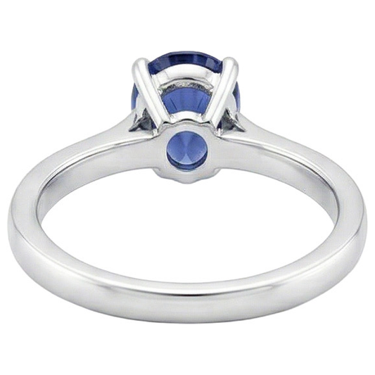 echter pear diamant 2.50Karat ring Seitenansicht